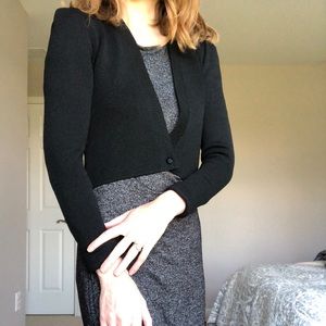 Vintage St. John crop sweater cardigan jacket
